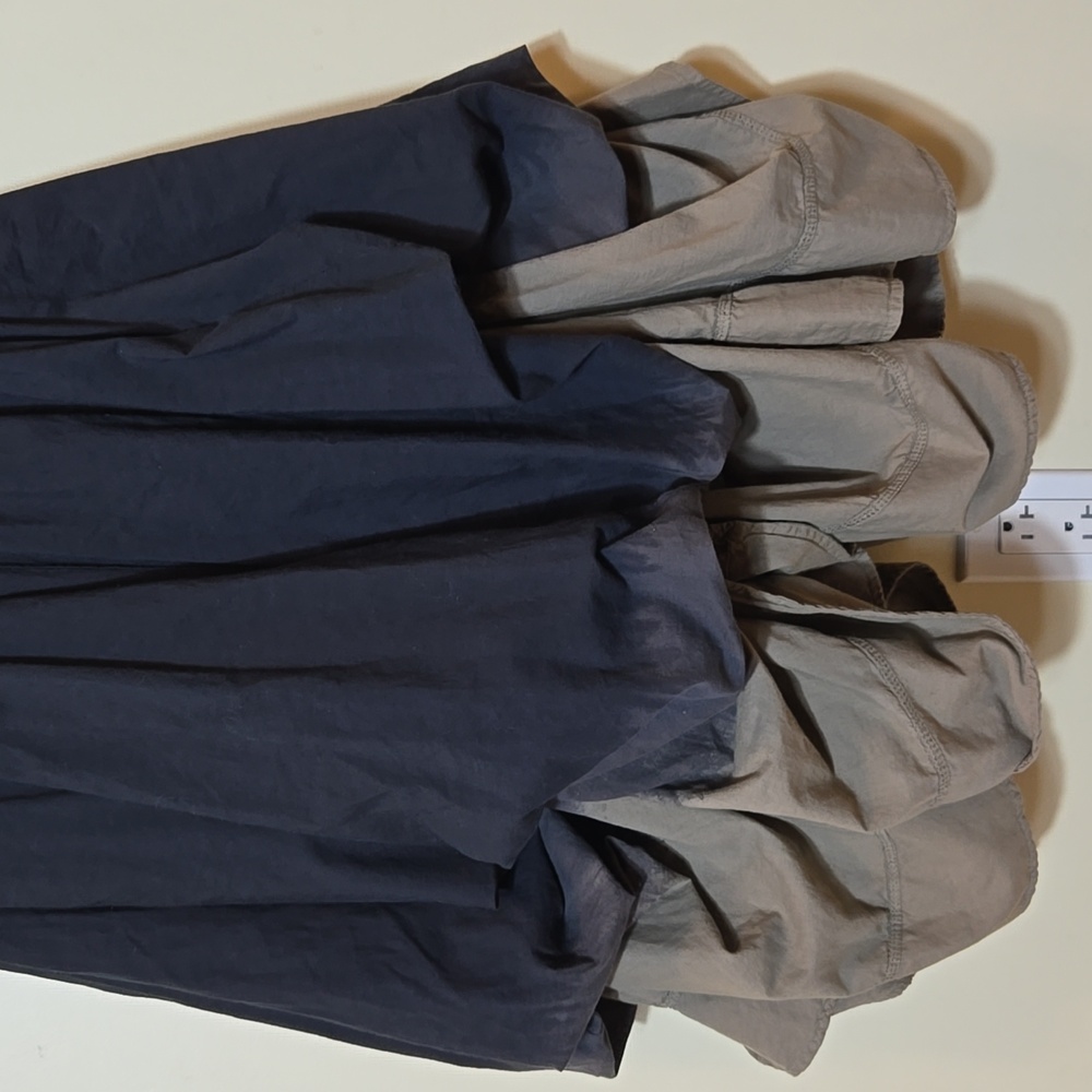 Luna Luz Women's Dress Size Medium Bubble Tie Hem Dip Dye Hippie Festival Cotton - Picture 4 of 15